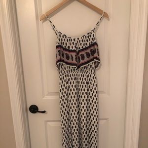 Paisley Maxi Dress - White